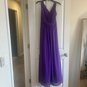 Alfred Angelo Purple Maxi Dress